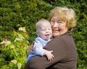 grandma with baby