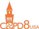COPD8 Conference logo.